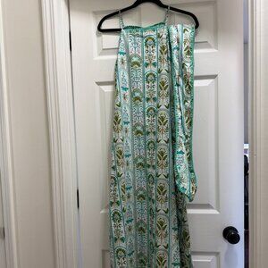 Crown & Ivy Palm Print Dress Size S NWT